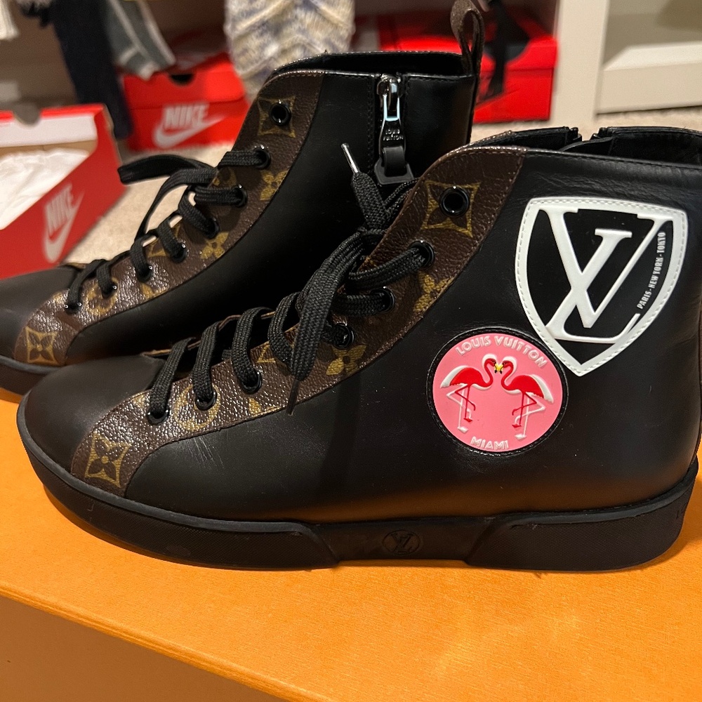 Louis Vuitton High Top Sneakers